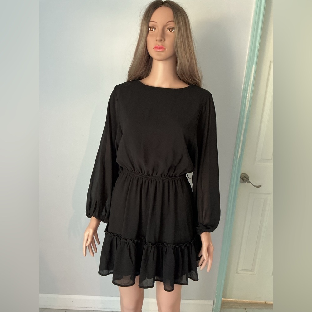 Flying Tomato Black Dress Sz S